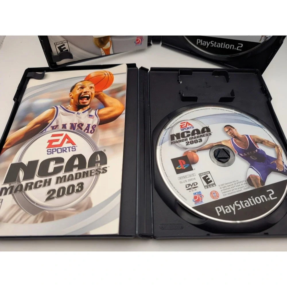 NCAA March Madness 2003 & 2004 - Sony PlayStation 2 PS2 Complete Tested CIB